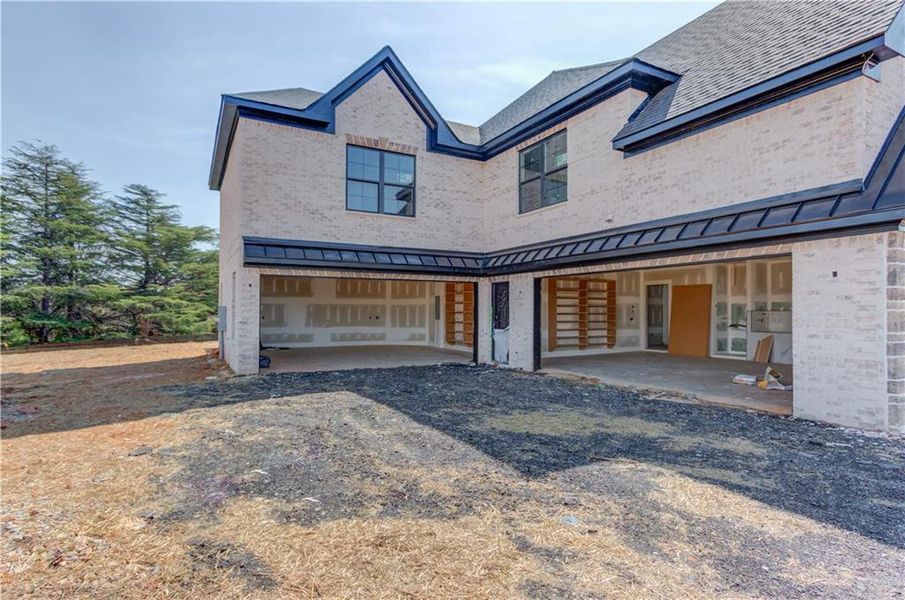 Exterior details and patio area of a home in , Buford (Image 3).
