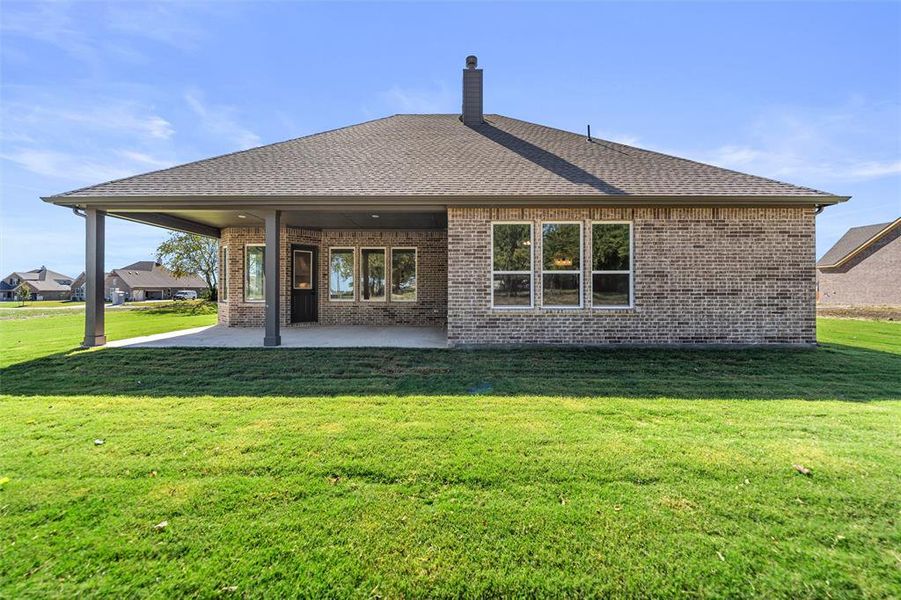 Exterior details and patio area of a home in Fannin Ranch, Leonard (Image 3). Exterior details and patio area of a home in Fannin Ranch, Leonard (Image 3).