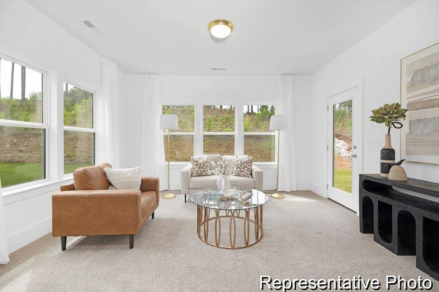 Furnished interior view inside a new home in , Ridgeville (Image 15).