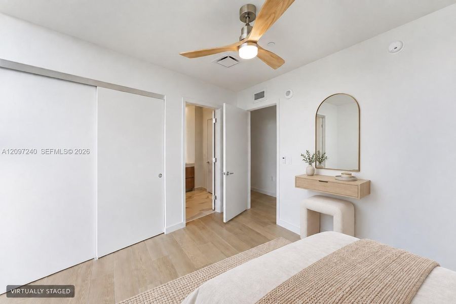 Furnished interior view inside a new home in , Miami (Image 7).