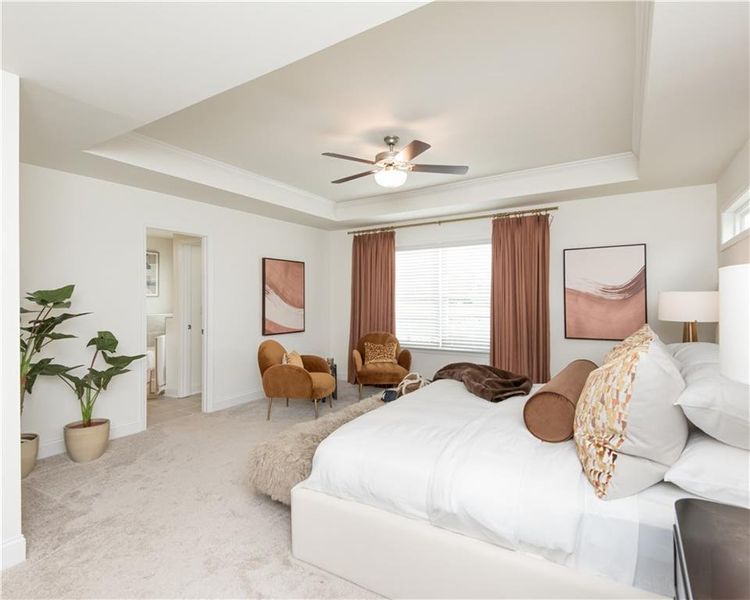 Furnished interior view inside a new home in Highland Park, Stonecrest (Image 26). Furnished interior view inside a new home in Highland Park, Stonecrest (Image 26).