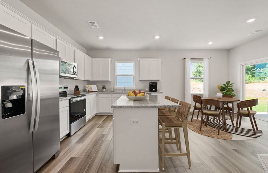 Representative furnished interior of a home built from the Ibis by Centex in Ember, Jasper (Image 9).