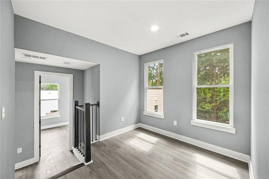 Spacious, unfurnished interior of a new home in , Atlanta (Image 13). Spacious, unfurnished interior of a new home in , Atlanta (Image 13).