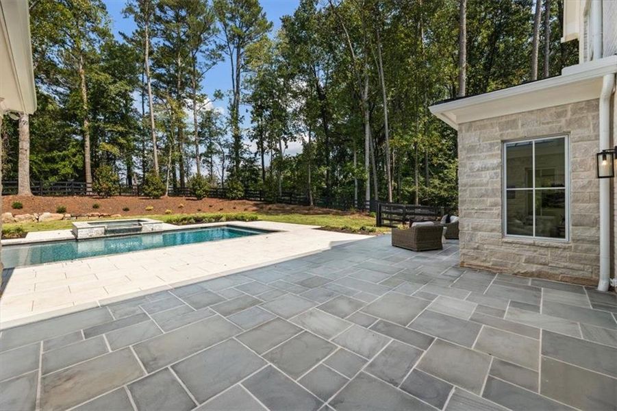 Exterior details and patio area of a home in , Milton (Image 29). Exterior details and patio area of a home in , Milton (Image 29).