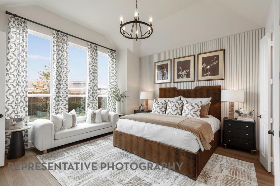 Furnished interior view inside a new home in Kresston, Montgomery (Image 12).