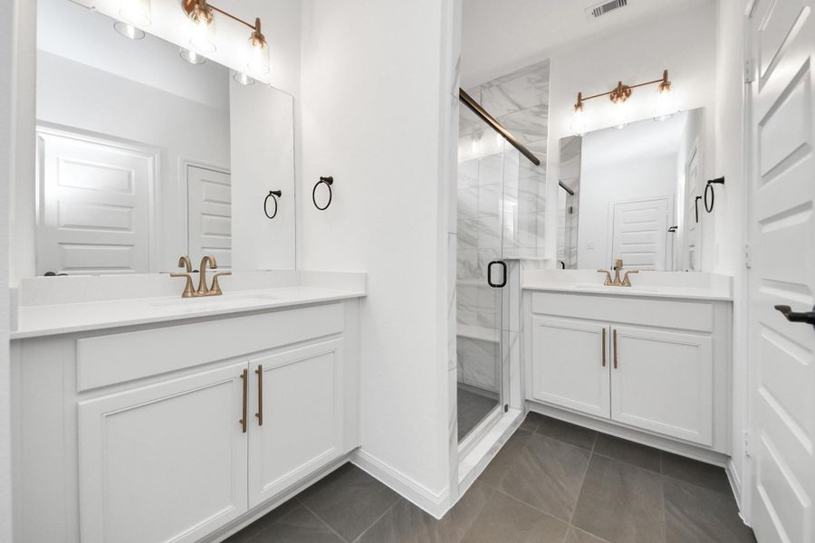 Furnished interior view inside a new home in Elyson, Katy (Image 12).