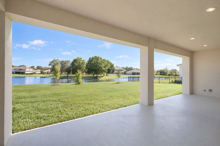 Exterior details and patio area of a home in Victoria Lakes, Odessa (Image 3).