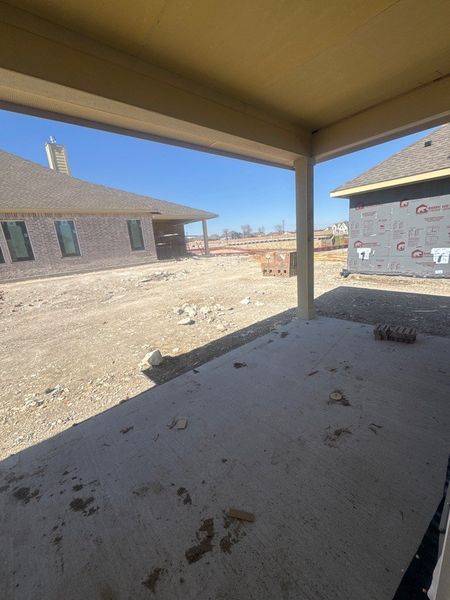 In-progress construction of a new home in Cedar Ridge Estates, Anna, TX (Image 7).