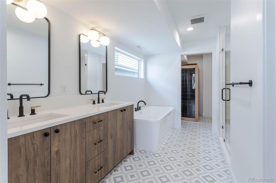 Furnished interior view inside a new home in , Denver (Image 8). Furnished interior view inside a new home in , Denver (Image 8).