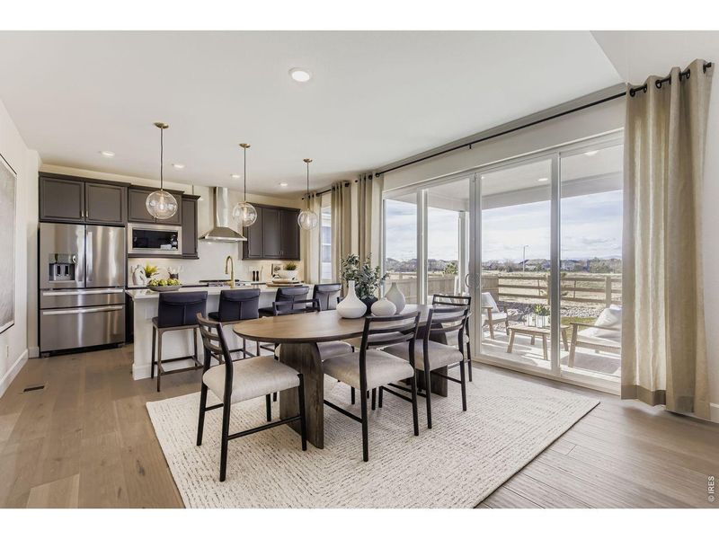 Furnished interior view inside a new home in Farmstead, Berthoud (Image 9).