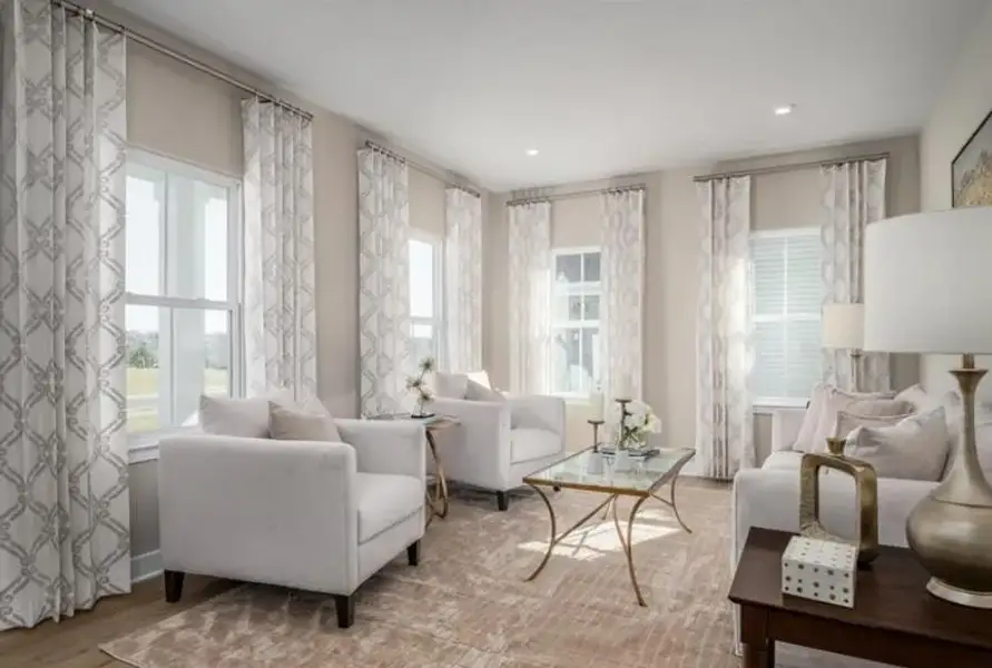 Furnished interior view inside a new home in , Commerce (Image 14).
