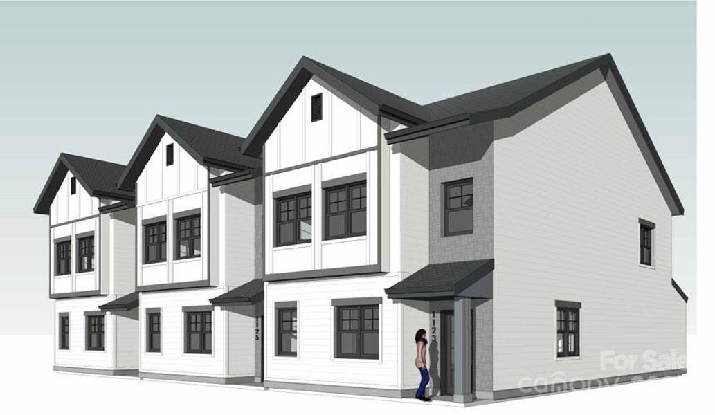 Exterior rendering of this home design in , Charlotte, NC (Image 4).