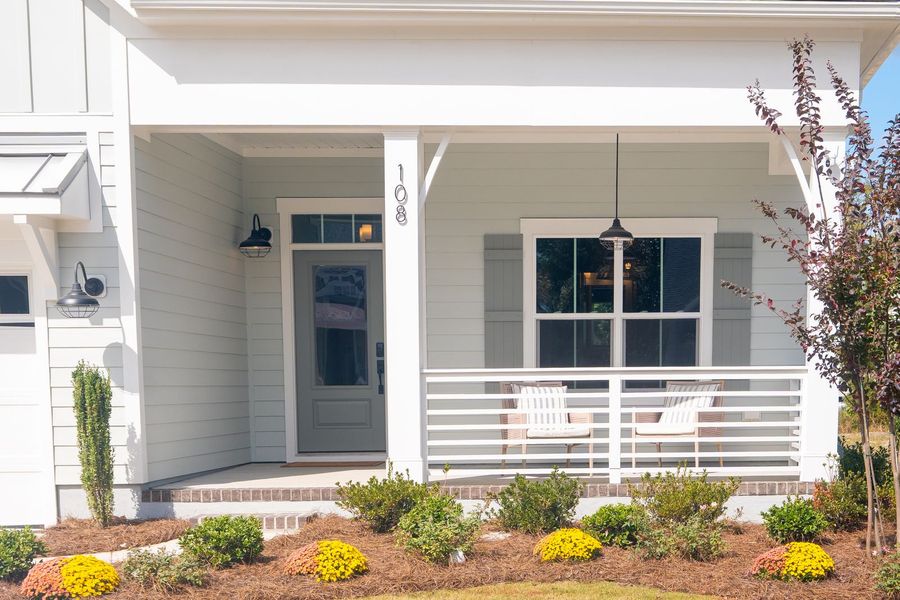 Representative exterior details of a home built from the Beckett by Bill Clark Homes in Sidbury Landing, Wilmington (Image 3). Representative exterior details of a home built from the Beckett by Bill Clark Homes in Sidbury Landing, Wilmington (Image 3).