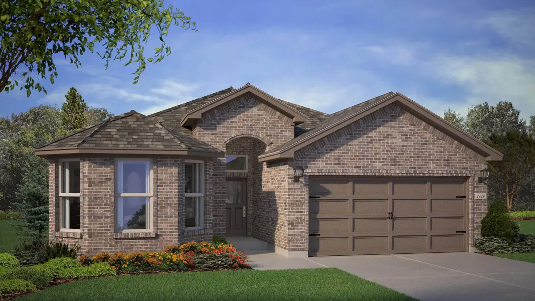 Representative exterior photo of a completed home built from the Portales by D.R. Horton in Northstar West, Fort Worth, TX (Image 2).