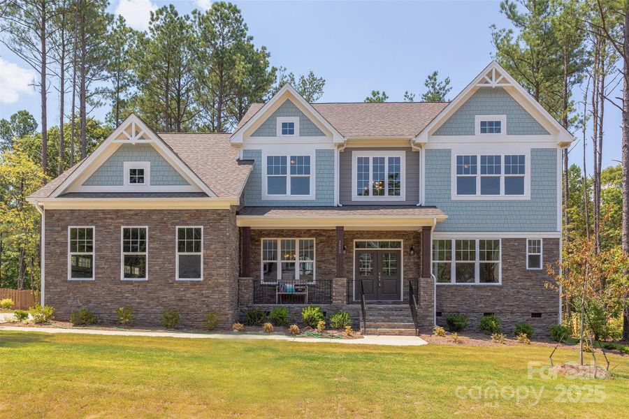 Front exterior of a new home in , Valdese, NC, highlighting curb appeal (Image 1).