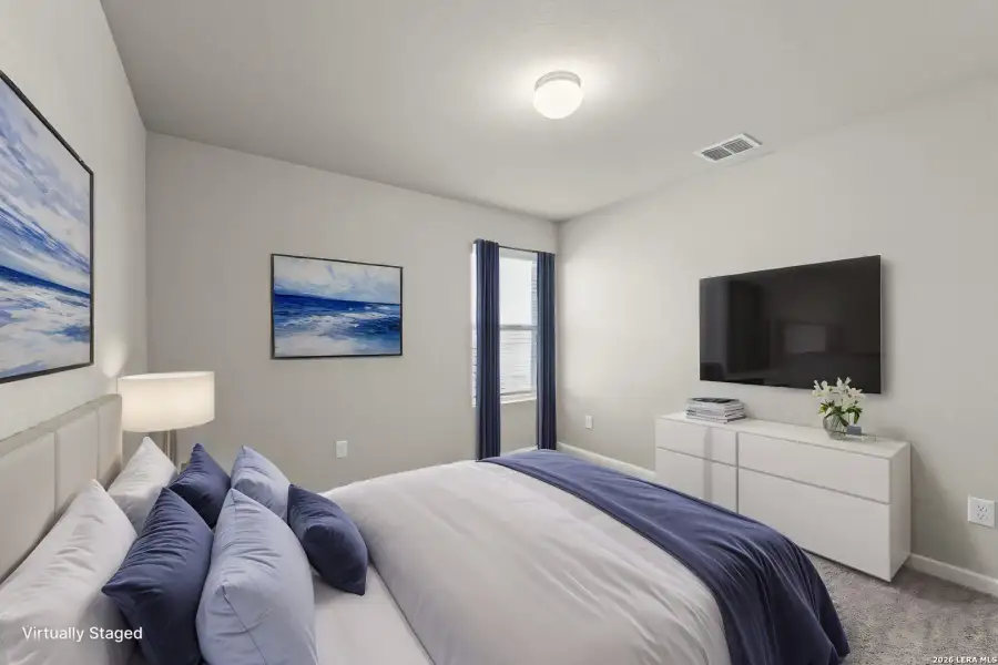 Furnished interior view inside a new home in High Branch, San Marcos (Image 4).