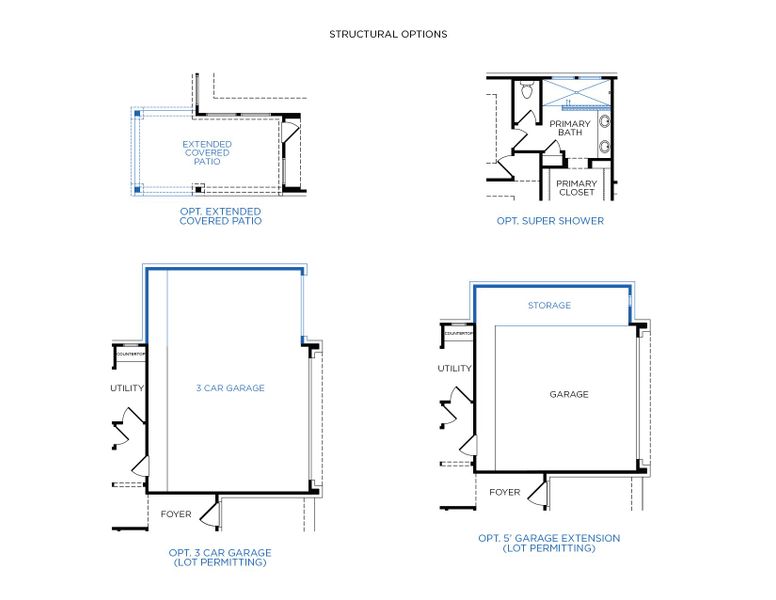 2D floor plan layout for the Oxford by Tricoast Homes in Sunterra 50s, Katy, TX (Image 9). 2D floor plan layout for the Oxford by Tricoast Homes in Sunterra 50s, Katy, TX (Image 9).