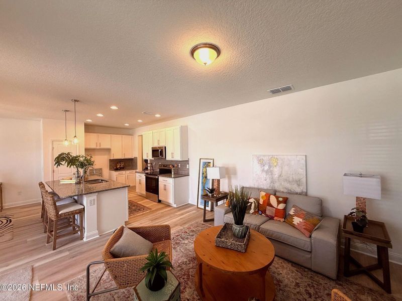 Furnished interior view inside a new home in , Jacksonville (Image 9).