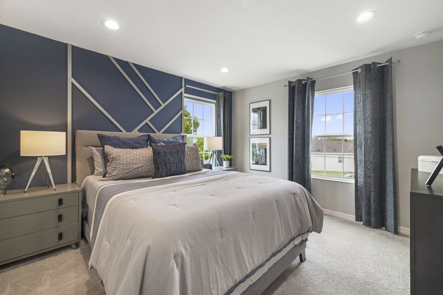 Furnished interior view inside a new home in Sky Lakes Towns, St. Cloud (Image 8).