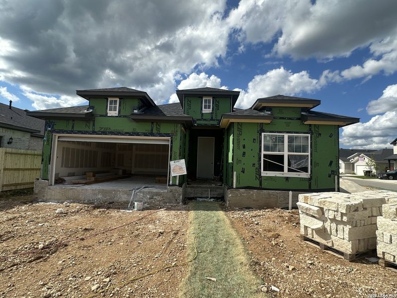 In-progress construction of a new home in Stillwater Ranch, San Antonio, TX (Image 38). In-progress construction of a new home in Stillwater Ranch, San Antonio, TX (Image 38).