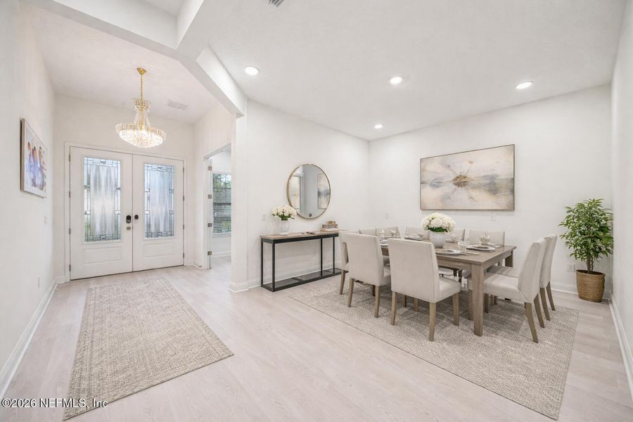 Furnished interior view inside a new home in , St. Augustine (Image 14).