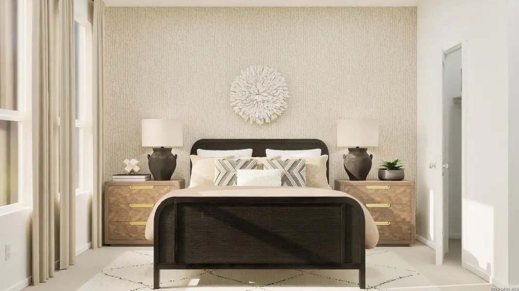 Furnished interior view inside a new home in Stone Garden, Elmendorf (Image 17).