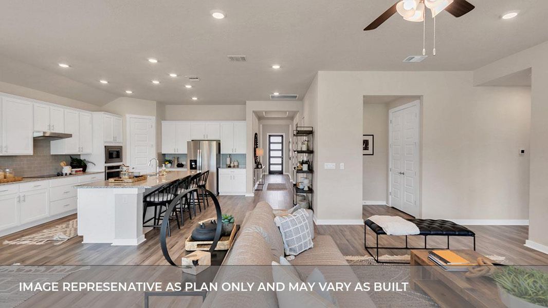 Furnished interior view inside a new home in Rosenbusch Ranch, Leander (Image 13).