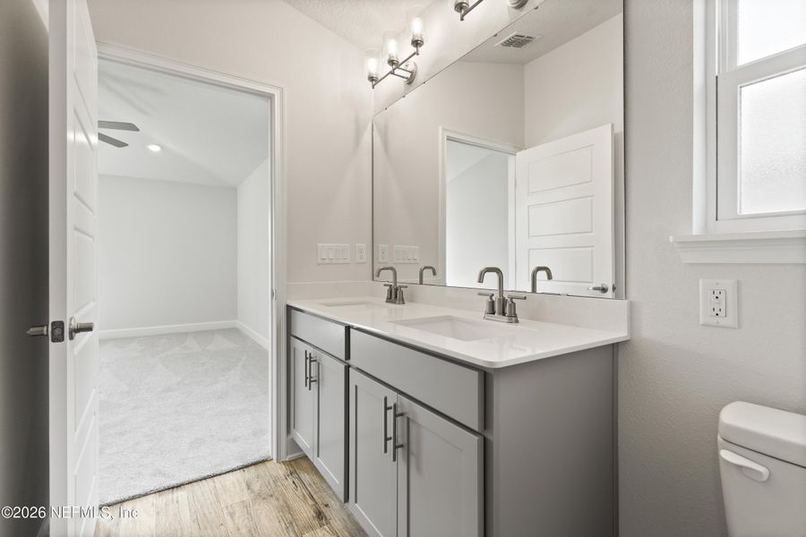 Furnished interior view inside a new home in Shadow Crest at Rolling Hills, Green Cove Springs (Image 9).