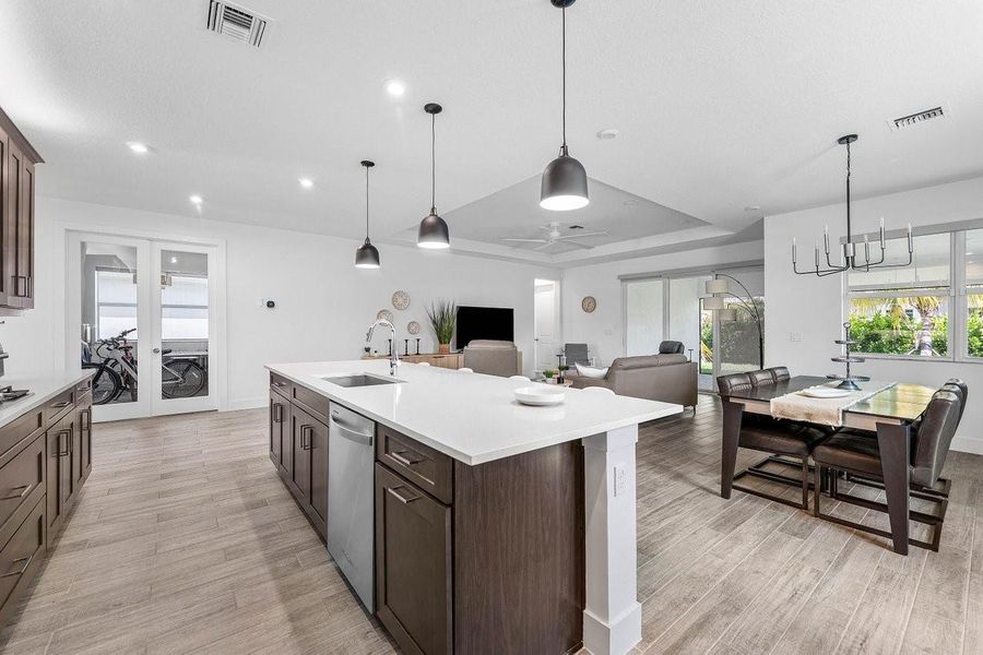 Furnished interior view inside a new home in Tradition - Telaro, Port St. Lucie (Image 16). Furnished interior view inside a new home in Tradition - Telaro, Port St. Lucie (Image 16).