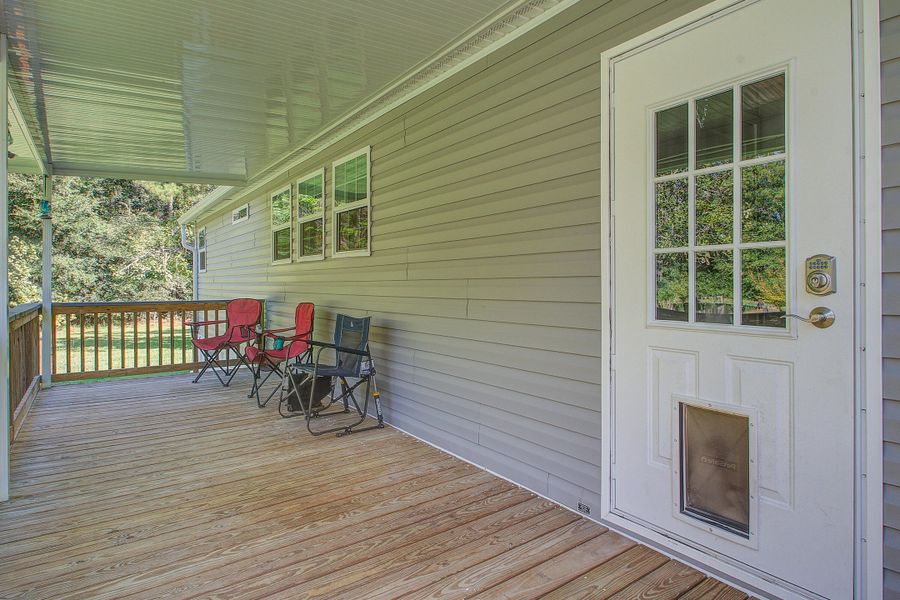 Exterior details and patio area of a home in , Dorchester (Image 20).