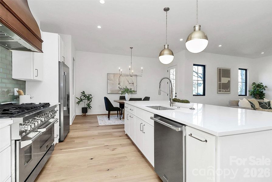 Furnished interior view inside a new home in , Charlotte (Image 42).
