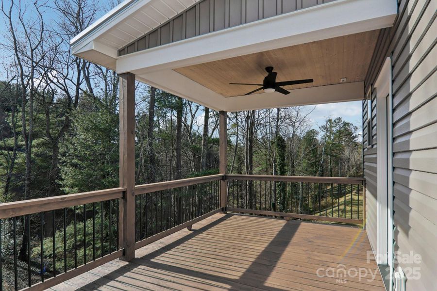 Exterior details and patio area of a home in , Asheville (Image 3). Exterior details and patio area of a home in , Asheville (Image 3).