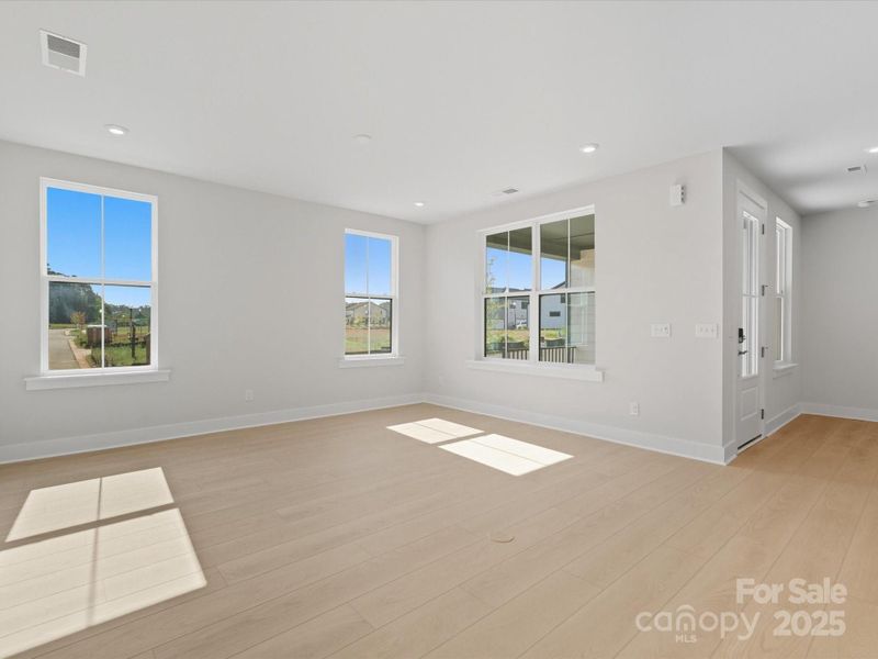 Durable and Easy to Maintain Flooring Throughout the First Floor.