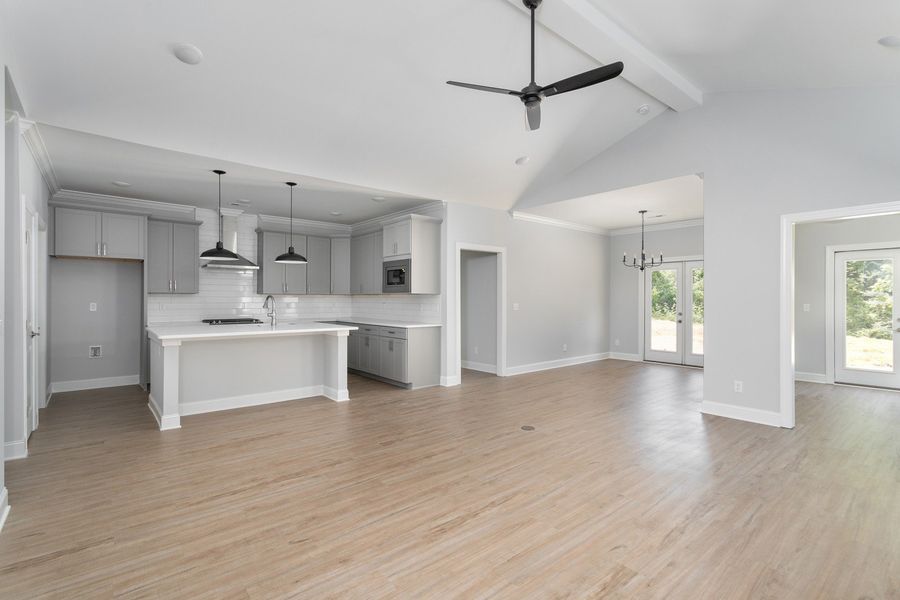 Representative unfurnished interior of a home built from the The Hunter by Greentech Homes LLC in The Thicket at Sedman Hills, Hixson (Image 16).