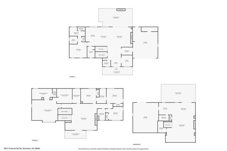 2D floor plan layout of this home in , Marietta, GA (Image 6).