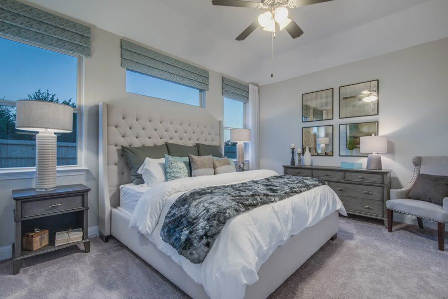 Representative furnished interior of a home built from the Asher by Chesmar Homes in Stillwater Ranch, San Antonio (Image 12).