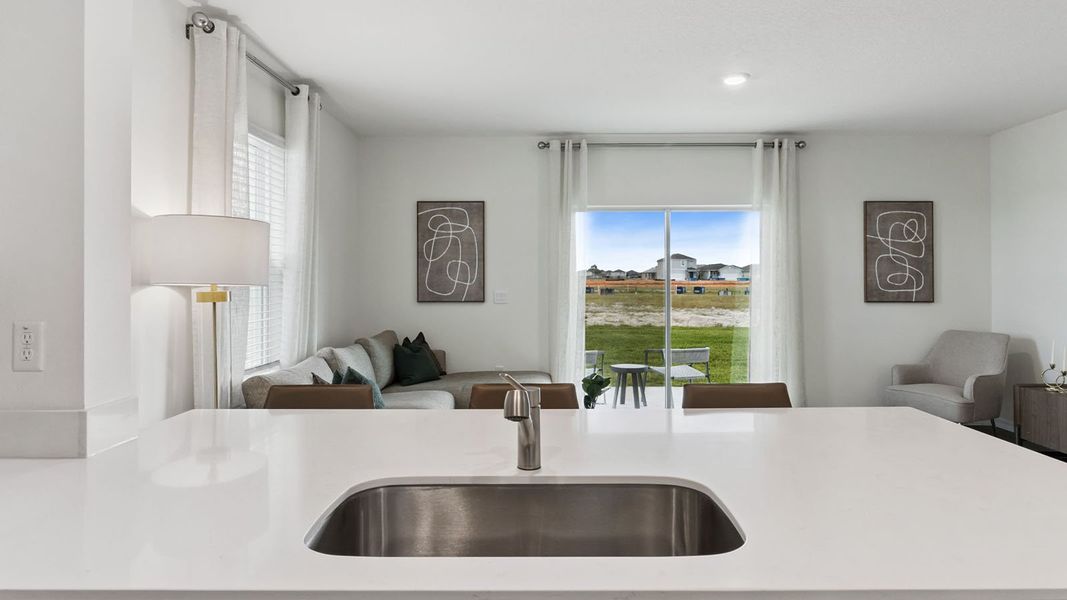 Furnished interior view inside a new home in Summerlin at Hawthorne Ranch, Lakeland (Image 11).