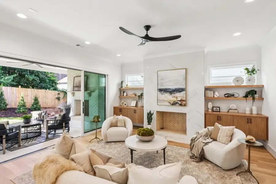 Furnished interior view inside a new home in , Marietta (Image 25).