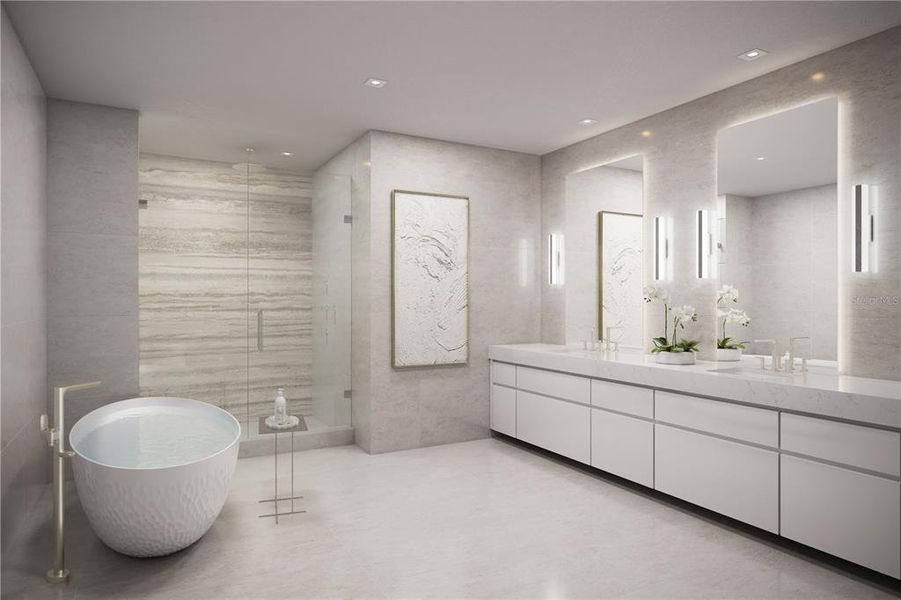 Furnished interior view inside a new home in , Clearwater (Image 8).