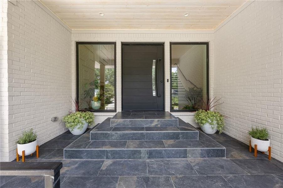 Exterior details and patio area of a home in , Sandy Springs (Image 3).
