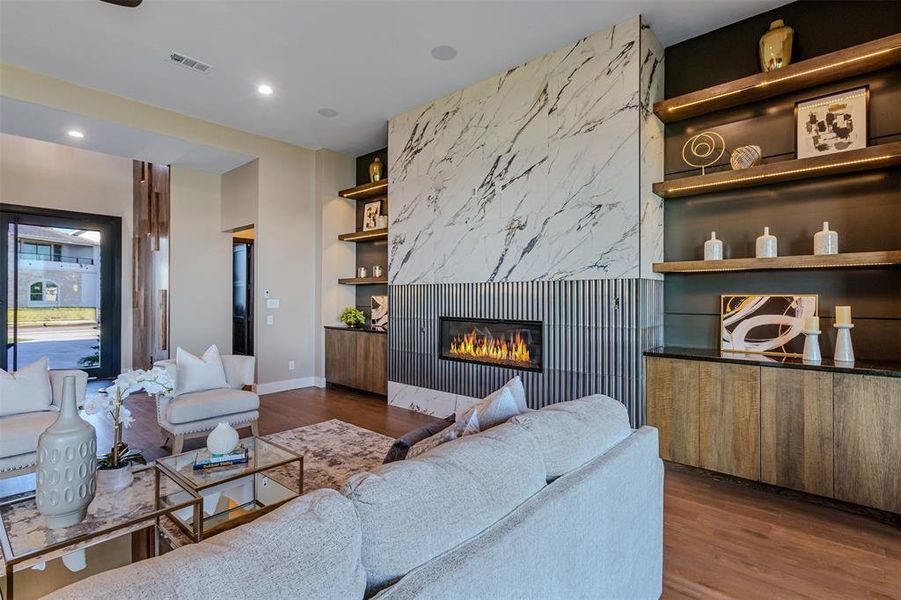 Furnished interior view inside a new home in , Heath (Image 8).
