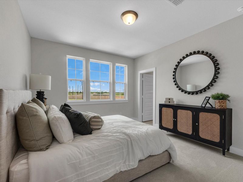 Furnished interior view inside a new home in Dunham Pointe, Cypress (Image 15).