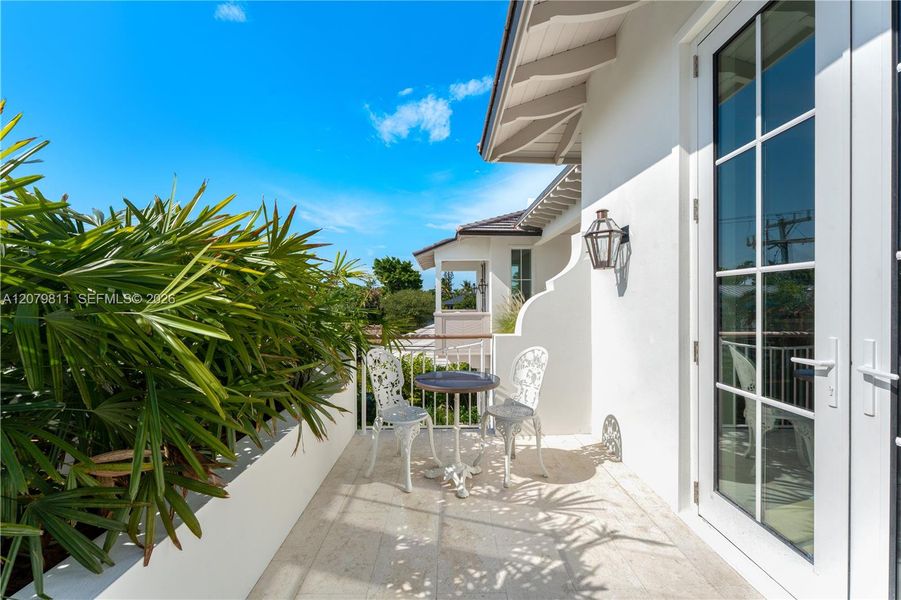 Exterior details and patio area of a home in , Key Biscayne (Image 22). Exterior details and patio area of a home in , Key Biscayne (Image 22).