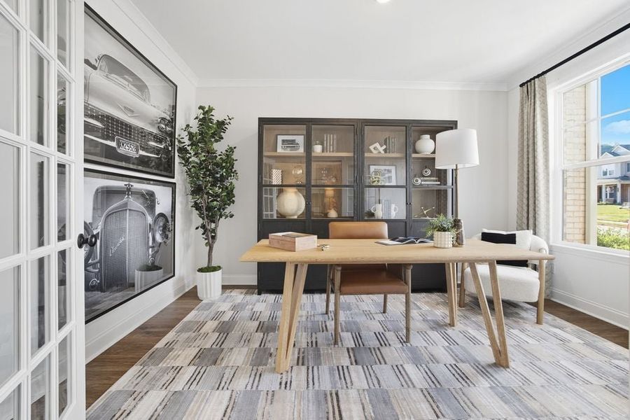 Representative furnished interior of a home built from the Easton by Taylor Morrison in Watson Park, Snellville (Image 9).