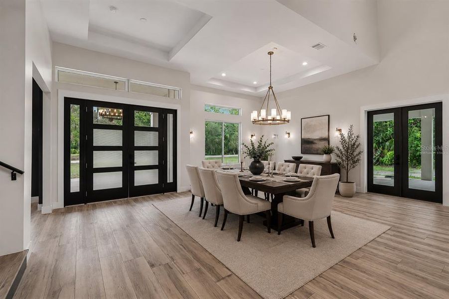 Furnished interior view inside a new home in , New Port Richey (Image 36).