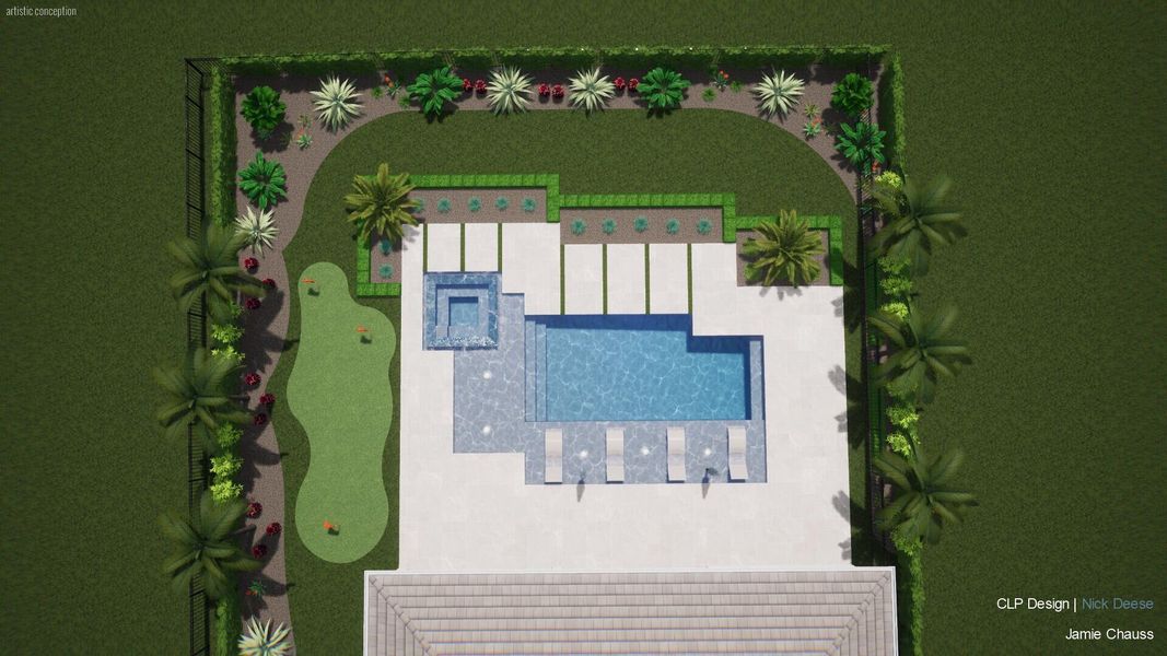 Proposed Pool & Outdoor Space
