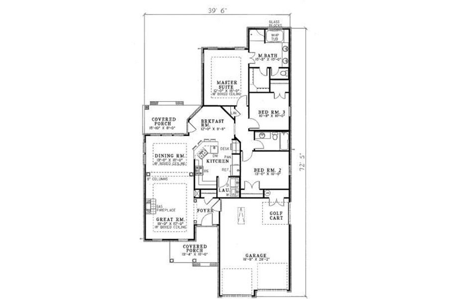 2D floor plan layout of this home in , Gonzales, TX (Image 3).
