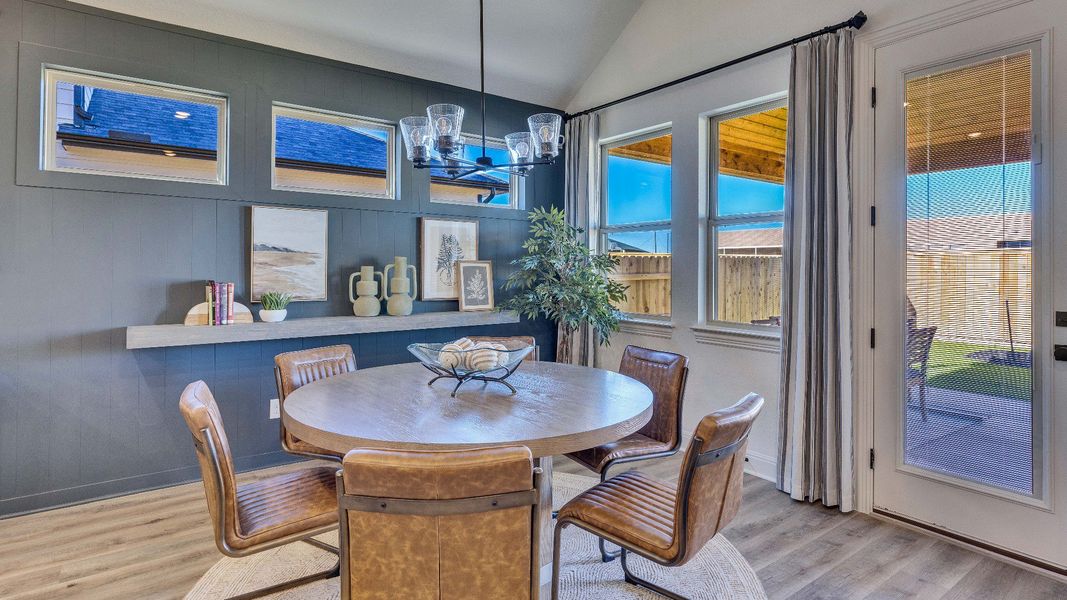 Representative furnished interior of a home built from the Palm by DRB Homes in Revelry, Del Valle (Image 9).