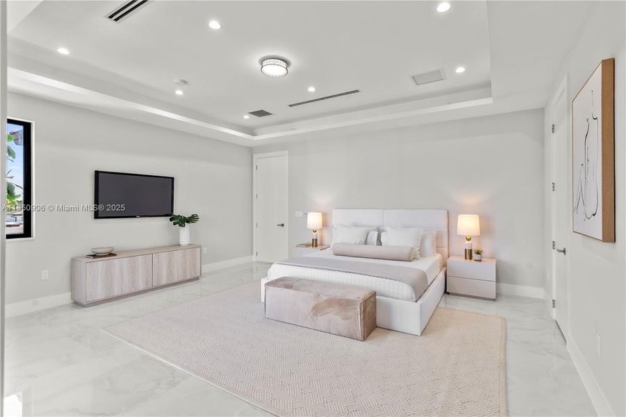 Furnished interior view inside a new home in , Miami (Image 3).