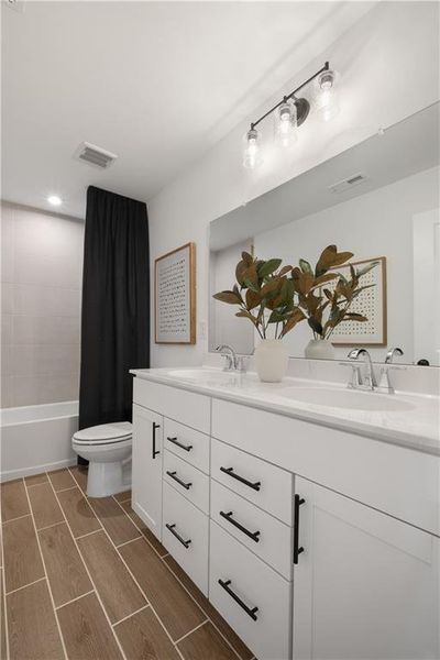 Furnished interior view inside a new home in Briar Creek, Atlanta (Image 22).